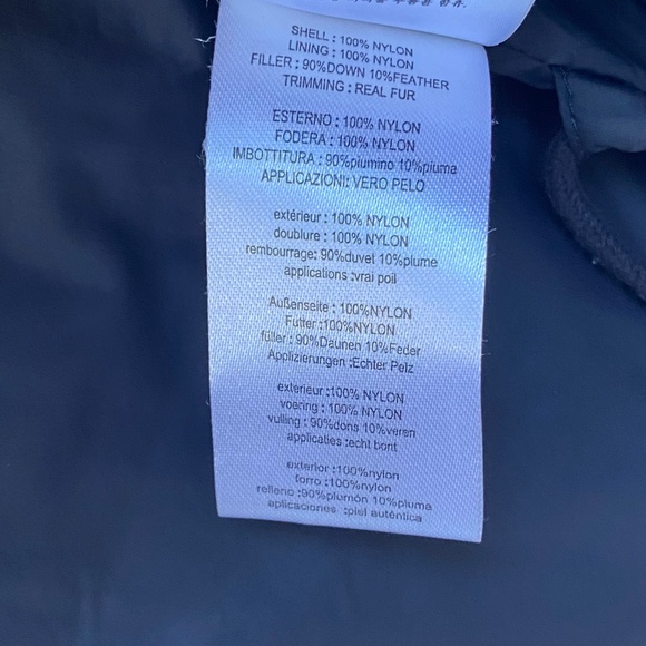 Bomboogie Down Puffer Puffy Jacket Size 12 - Picture 7 of 7